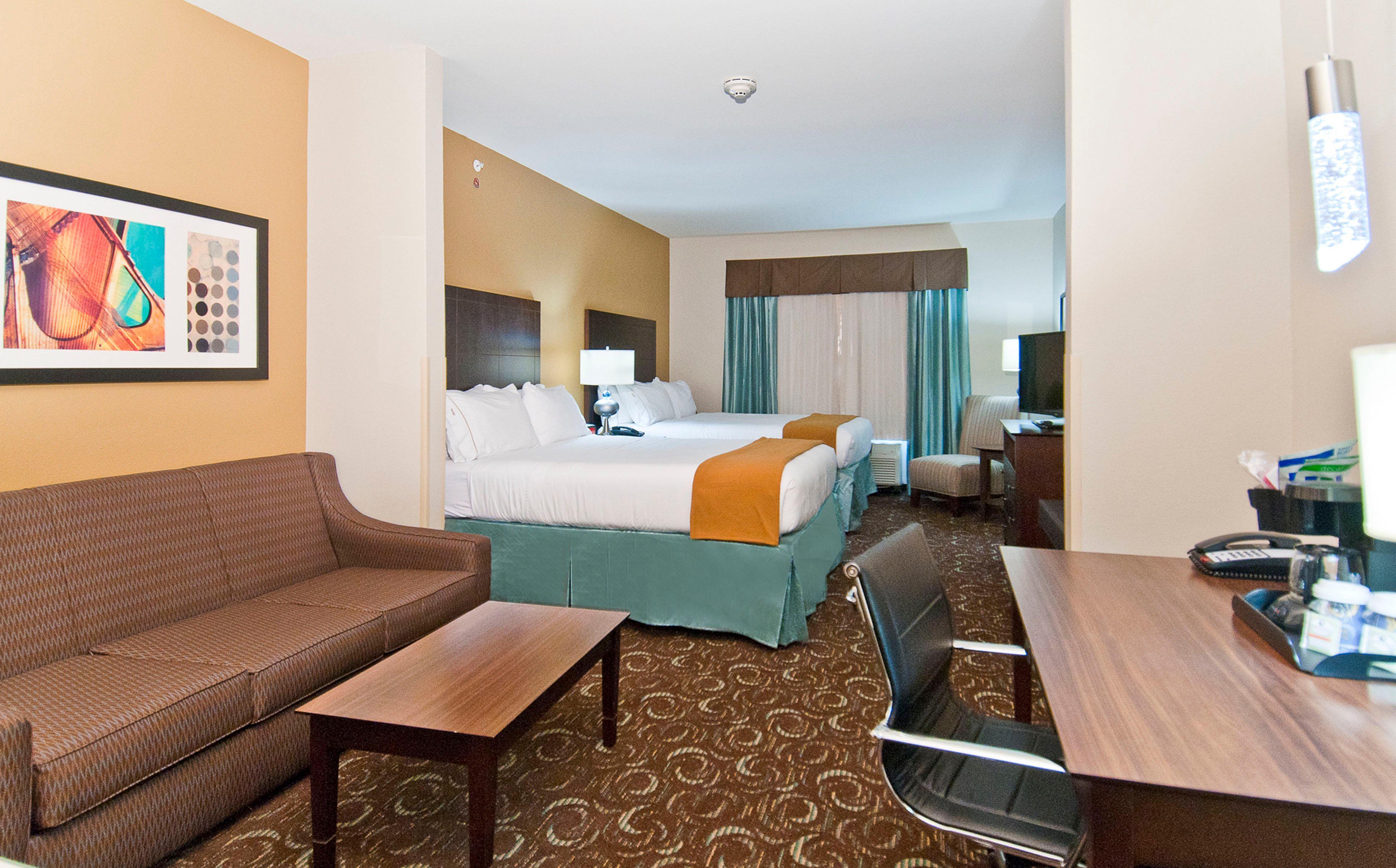 Holiday Inn Express & Suites San Antonio Frost Bank Center By Ihg Exterior foto